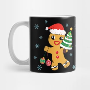 Christmas Gingerbread Man Cookies Baking Mug